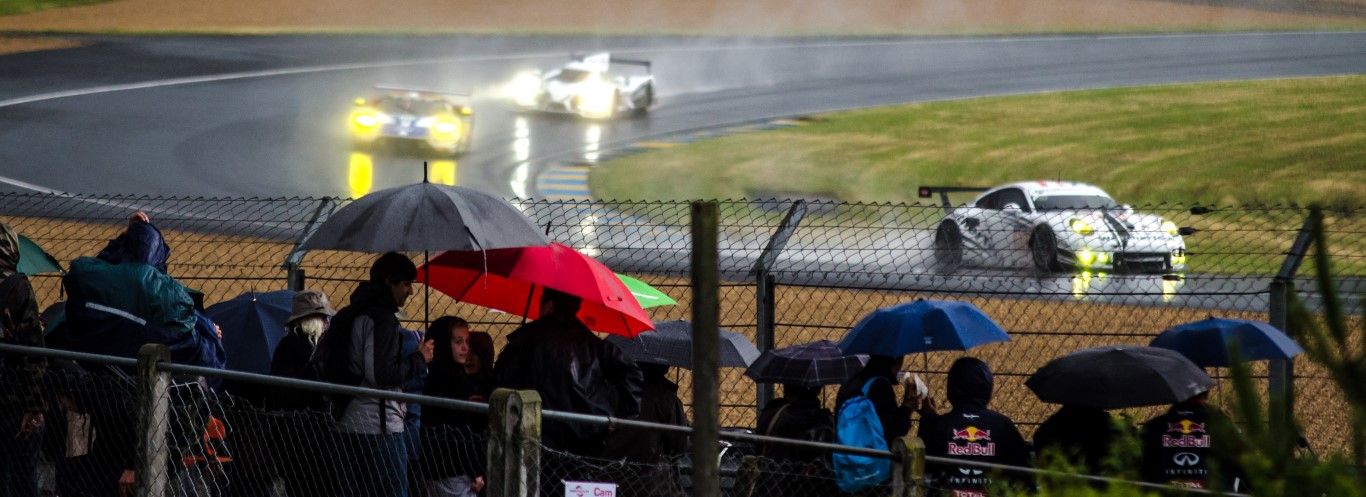 It always rains at Le Mans!